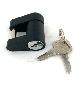 Curt 23521 schwarz Anhänger-Zungenkupplungsschloss, 1/4 Zoll Stiftdurchmesser, bis - Bild 1 von 3