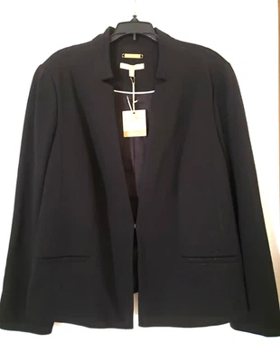 Blazer Talbots Negro Elegante Talla 16 Formal Estilo Clásico Oficina Trabajo Ropa Chaqueta Foto 1 de 4