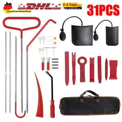 Berufsauto Auto Tür Öffnen Werkzeug Satz 31pcs Autotür Entriegeln Tür öffnen Set - Bild 1 von 4