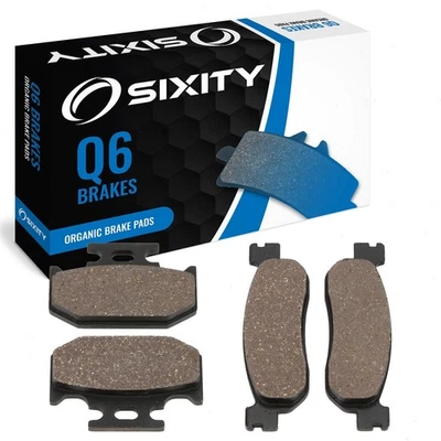 Juego completo de pastillas de freno delanteras + traseras orgánicas Yamaha XT250 2008-2015 X Y Z A LD Foto 1 de 4