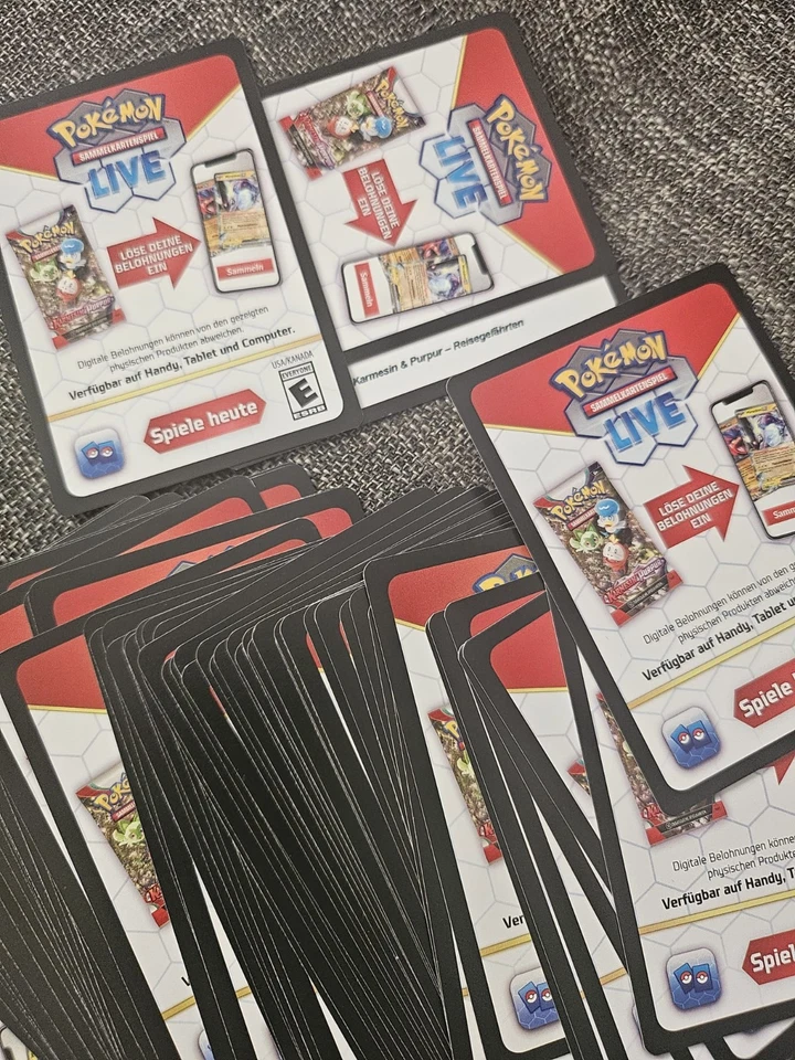Pokémon TCG Online Codes K&P Reisegefährten, 90 Stück, Unbenutzt, Deutsch - Bild 1 von 1