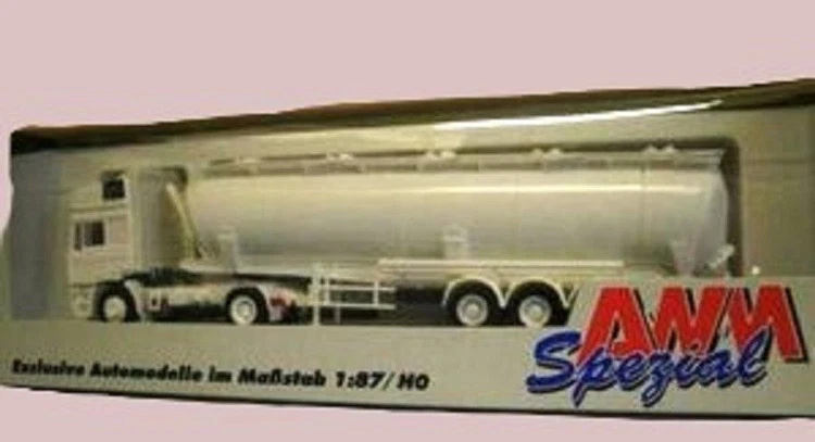 MAN F2000 Aerocab & Tipping Bulk Silo Trailer AWM HO 1/87 Scale Diecast model - Image 1 of 1