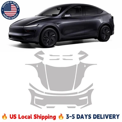 2025 Tesla Model Y Juniper Full Front Precut PPF Kit Clear Paint Protection Film - Image 1 of 4