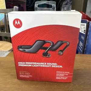 Casque stéréo Bluetooth Motorola S11-HD NeckBand noir (89590N) NEUF - Photo 1 sur 6
