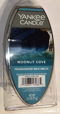 Yankee Candle Fragranced Wax Melts- Moonlit Cove 2.6Oz- 6 Melts. New/Sealed. V - Image 1 of 2