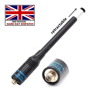 Nagoya NA-773 Antena teleskopowa SMA-Gniazdo BaoFeng UV-5R 8W UV-82 Walkie Talkie - Zdjęcie 1 z 6