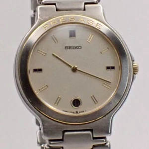 Seiko Presagio Quarzo Donna Anti-magnetica 60G Orologio Data 100m New-Batt #1453 - Picture 1 of 16