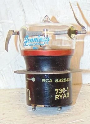 Nuevo de Lote Antiguo Jennings Radio RD1 Relé Tubo Continuo 10.000 VOLTIOS BOBINA RCA 736-1 RYA3 NUEVO Foto 1 de 4