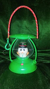 ADORABLE SNOWMAN BLOW MOLD LANTERN CHRISTMAS FOR CHILD'S ROOM - Picture 1 of 1