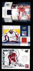 WASHINGTON CAPITALS AUTOGRAPH JERSEY NHL HOCKEY CARD SEE LIST