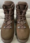 British Army Mod Brown Suede Hot Weather Desert Combat Boots Size 9 M