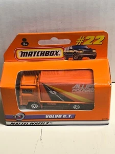 1998 MATCHBOX SUPERFAST #22 ALLIED VOLVO CONTAINER TRUCK NEW ONE IS IN WRONG BOX - Picture 1 of 4