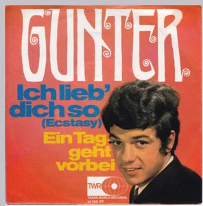 GUNTER - RARE SINGLE - LOCHCOVER - GERMAN VERSIOn of ECSTASY - BEN E.KING - Imagen 1 de 3