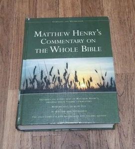Matthew Henry's Commentary on the Whole Bible Complete and Unabridged in One... - Picture 1 of 6