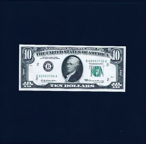 1969 $10Federal Reserve Note Uncirculated - Picture 1 of 2