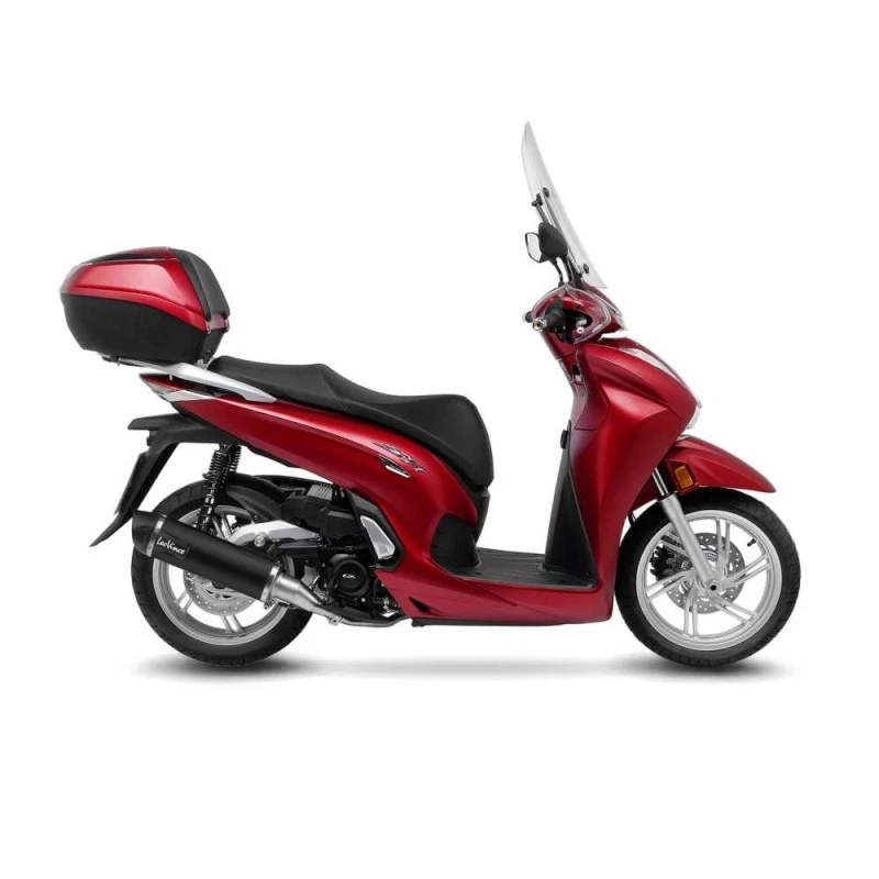 14079U SCARICO LEOVINCE HONDA SH 350i 2021 - 2023 NERO STAINLESS STEEL EURO 5 4T