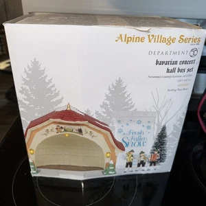 Juego de sala de conciertos bávara Department 56 Alpine Village en caja - en caja - Imagen 1 de 5