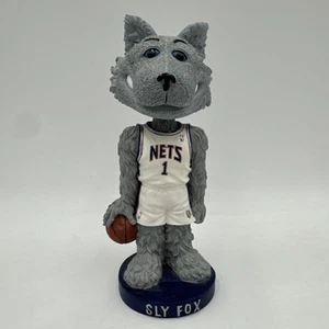 Nets Sly Fox NBA Basketball Mascot Bobblehead - Picture 1 of 6