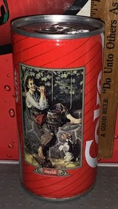 1980er AUSTRALIEN 375 ml Stahl COCA - COLA DOSE BODEN ENTLEERT - Bild 1 von 6