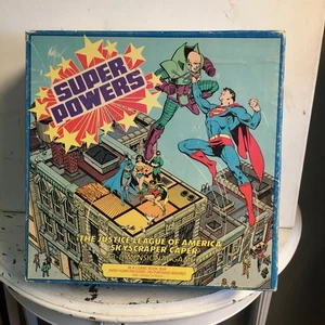 Vintage Super Powers 3D Board Game Justice League Skyscraper Caper Complete 1984 - Picture 1 of 14