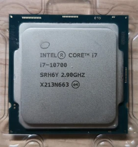 Intel Core i7-10700 8-Core 2.90GHz LGA1200 CPU SRH6Y Desktop Processor CPU - Photo 1/2