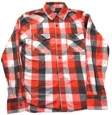 Blue Inc Men’s Check Shirt L Western Style Flannel Cotton Smart Casual Layer - Image 1 of 4