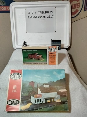 HO Scale Con-Cor HELJAN Grain Mill B805 OR Yardmasters Office 9032 YOUR CHOICE - Image 1 of 3
