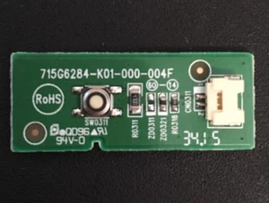 Vizio E55-C1 Power Button Board 715G6284-K01-000-004F - Picture 1 of 2