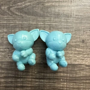 (2) 2021 Raising Cane’s Chicken Fingers Kid's Meal Toy Straw Buddy CAT - Picture 1 of 2