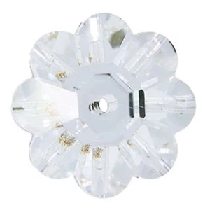 Swarovski Kristall, #3700 Blume Margarita Perlen 6 mm, 12 Stück, Kristall - Bild 1 von 1