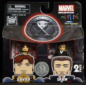 Marvel Minimates Toys R 2011 Estados Unidos X-Men Primera Clase Xavier & Shaw Sin usar en paquete - Imagen 1 de 1