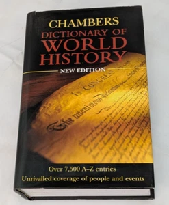 Dictionary of World History New Edition Chambers Hardback Book - Foto 1 di 8