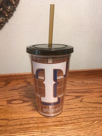Texas Rangers MLB Brown And Blue Plaid Tumbler Cup With Straw Cover
