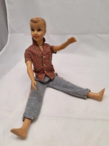 Vintage Ted Doll Ken Shirt + Grey Sweat Pants B 12 1/2 2 Tammy Ideal Japan 1962 - Picture 1 of 9