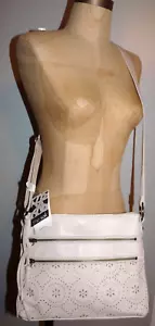 Borsa a tracolla The Sak Reseda in pelle nuova con etichette - avorio/bianco sporco - prezzo al pubblico consigliato $149 - Foto 1 di 11