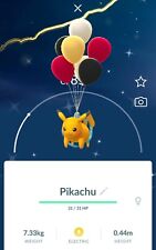 NEW Shiny Costume Balloon Pikachu from Indonesia Pokémon Go PLS READ DESCRIPTION