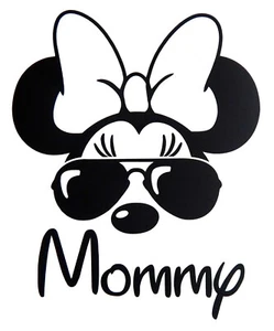 Mommy Minnie Mouse Disney Inspired Car Body Window Bumper Vinyl Decal Sticker - Picture 1 of 1