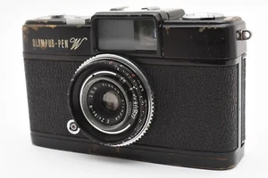 [ Ex+++ ]  Olympus Pen W Black Half Frame Film Camera 25mm f/2.8 Lens From Japan - Picture 1 of 24