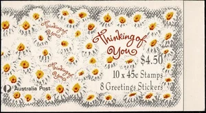 1992 $4.50 Thinking of You 2K with Thin Foil Security Tab, ACSC B188B wc - Picture 1 of 3