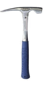 Geological Hammer Double Head Chisel and Flat with Comfortable Rubber Handle - Picture 1 of 5
