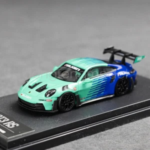 Aurora 1:64 Scale Green 992 GT3 RS Sports Model Diecast Metal Car Collections - Picture 1 of 5
