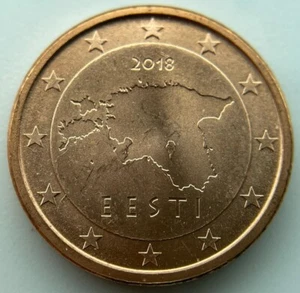 Estonia 1 euro cent 2018 - Picture 1 of 2
