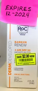 RoC Barrier Renew AM SPF 30 crema idratante per tutti i tipi di pelle 2,5 fl oz - Foto 1 di 2
