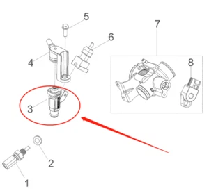 1x Upgrade Fuel Injector 0455050 For 2015-2021 Polaris RZR 170 EFI - Picture 1 of 1
