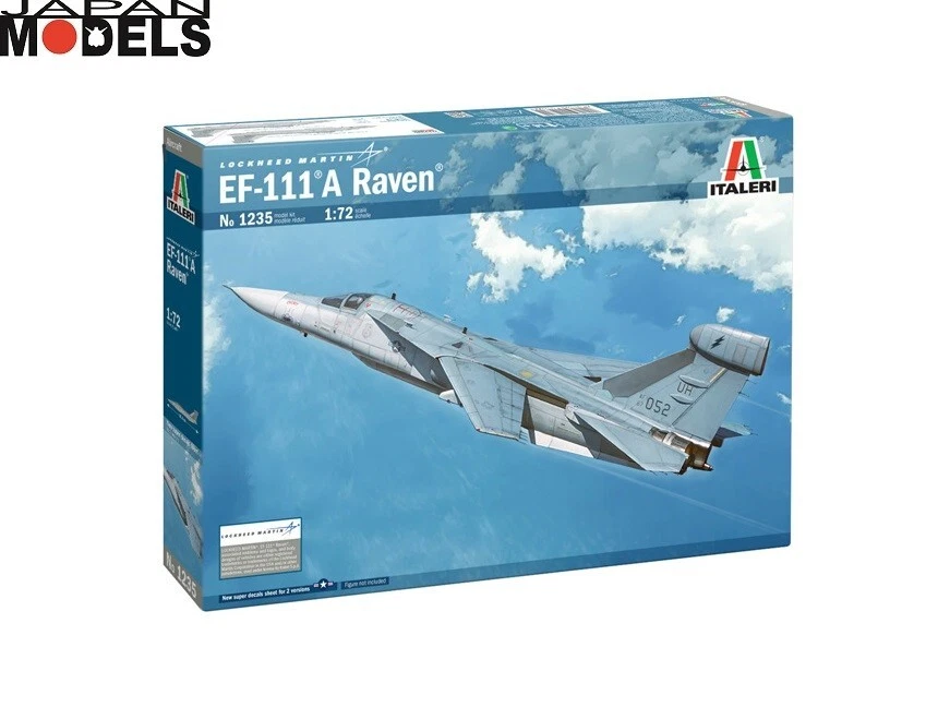 EF-111 A RAVEN Lockheed Martin Italeri 1235 1/72 Model Kit New - Immagine 1 di 1
