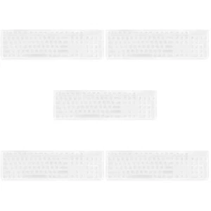 5 Count Tastaturschutz Tastaturhaut Aus Silikon Tastaturabdeckungshaut - Afbeelding 1 van 12