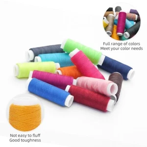 39 Colors Mixed Polyester Spool Sewing Thread Kit Storage box 109 Yards/roll - Picture 1 of 10