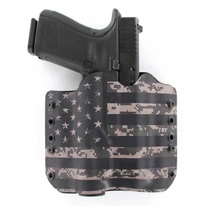 OWB Kydex Holster for 50+ Hanguns with SUREFIRE X300 - USA DIGITAL GRAY - Picture 1 of 5