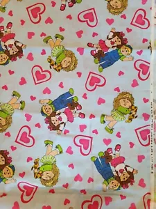 NOS OOP 2005 Cabbage Patch Kids & Hearts Blue Cotton FabriC I SPY BTHY - Picture 1 of 3