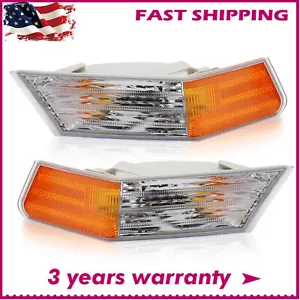 Turn Signal Directional Lamp Front Set Parking Light Pair for 07-17 Jeep Patriot - Foto 1 di 7